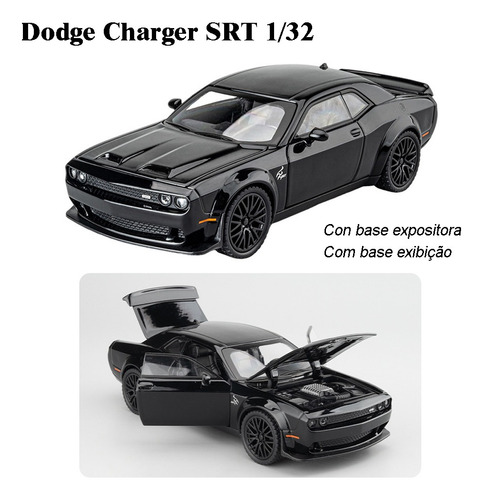Colección De Regalo De Minicars Dodge Charger Srt Con Base