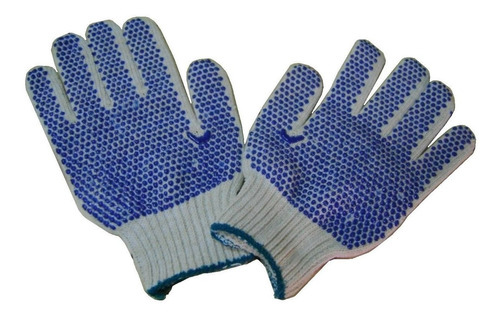 Guantes De Trabajo Moteados Pesados Algodón 120 Pares