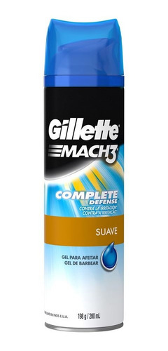 Gel Para Afeitar Gillette Mach 3 Suave 200 Ml