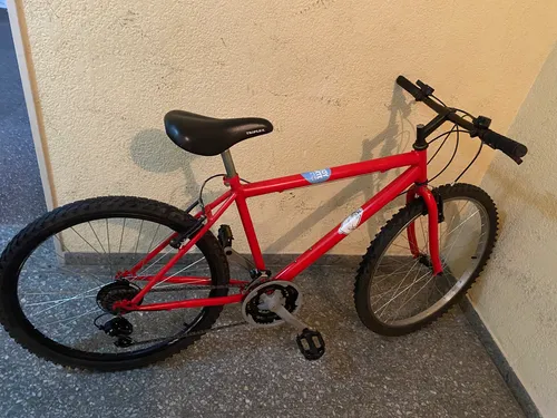 Bicicleta Mountain Bike Roja Rodado 26