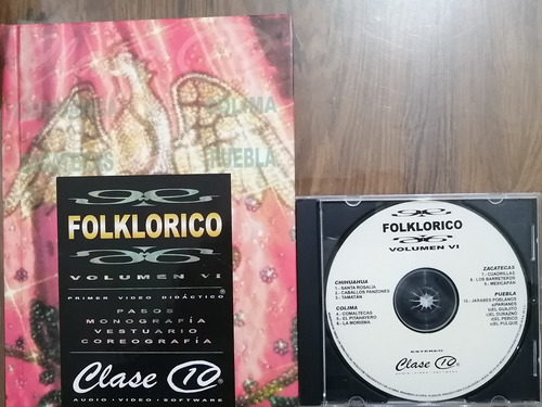 Folklorico  Vol. 6 Clase 10  1 Tomo Un Cd Audio