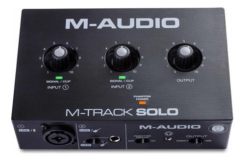 Interfaz De Audio M-audio M-track Solo