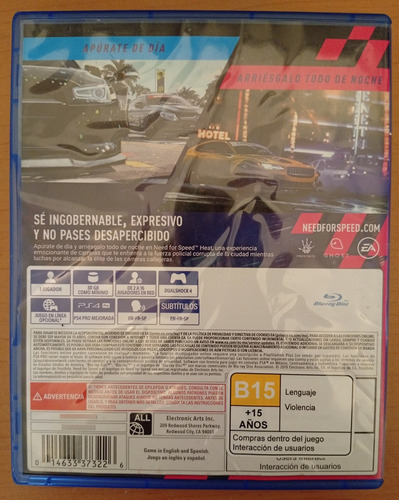 Need For Speed: Heat Standard Edition Ps4 (Usado)