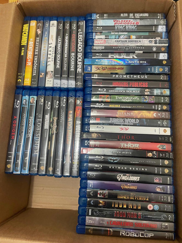 Coleção Filmes Blu-ray 53 Filmes Selecionados Com Capas