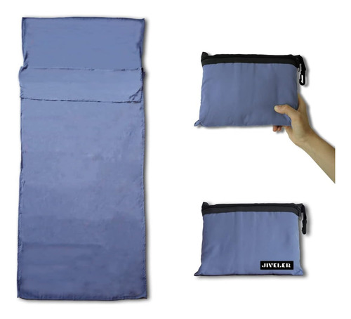 Jiveler Saco De Dormir Ligero Con Forro Para Camping, Sáb