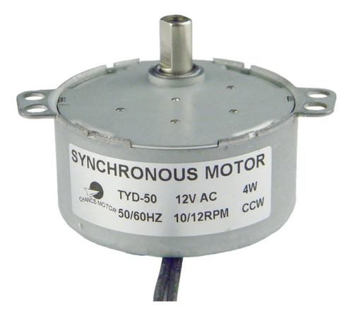 Motor Síncrono Chancs Tyd-50 Ac 12 V Ac 10-12 Rpm Ccw