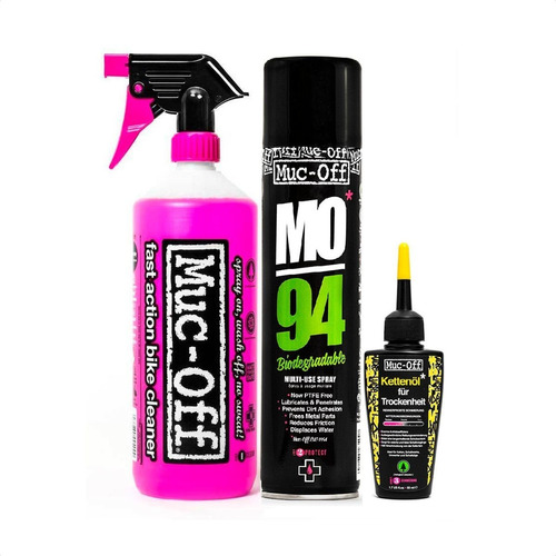 Kit De Limpieza Muc-off Wash Protect & Lube Kit - Epic Bikes