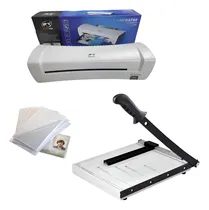 Comprar Termolaminadora Frio\u002Fcaliente+ Guillotina + 100 Micas Carnet