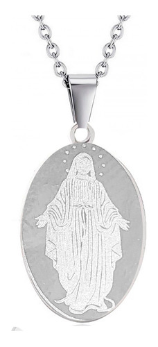 Collar Medalla Virgen Maria +estuche Gamuchop.