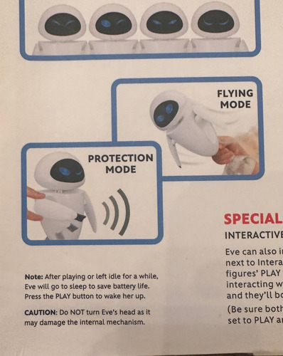 Robot Eva De Peli Wall-e. Disney. Belgrano Eva Blanco