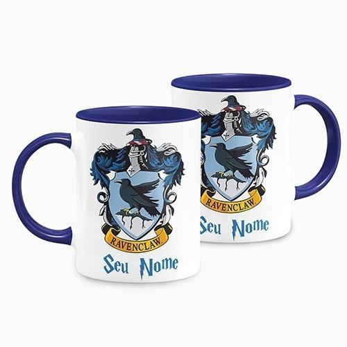 Caneca Personalizada Corvinal Casas De Hogwarts