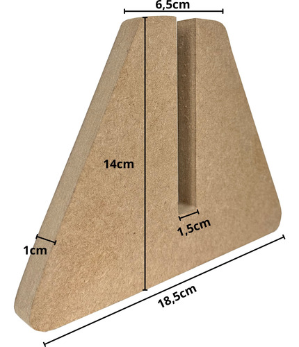 6 Divisória Slim Com Pés Reto Separador Ambiente Mdf Nc