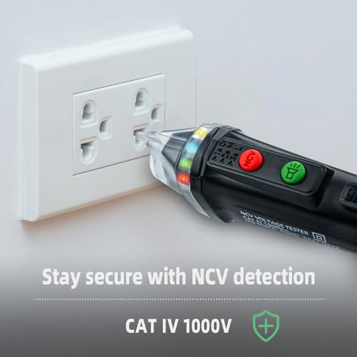 Probador De Voltaje Sin Contacto Con Rango Dual Ca 12v-1000v