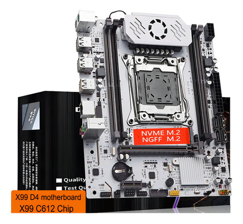 Kit Xeon X99 Placa Mãe + Memoria Ddr4 16gb Cor Branco