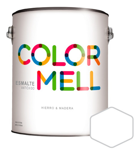 Esmalte Sintetico Venier Colormell  4 Lt + 8 Colores