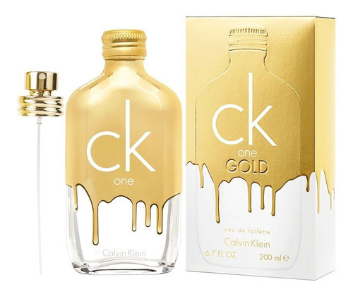 Unidade de edição unissex Calvin Klein One Gold de 200 ml com volume de 200 ml