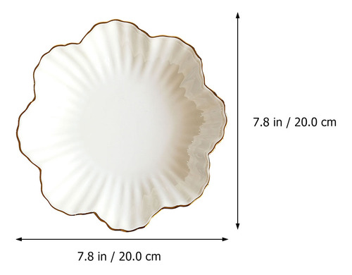 Plato De Cerámica De 1 Pieza, Plato De Almacenamiento Domést