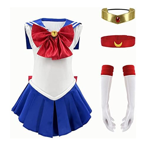 Conjunto De Disfraces De Anime Moon Mujeres Y Niñas - ...