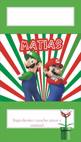 Super Mario Bros Kit Personalizado E Imprimible