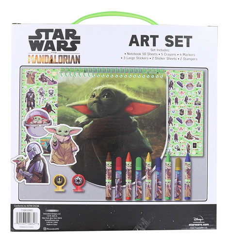 Star Wars The Mandalorian The Child Grogu 17 Piece Art Set D