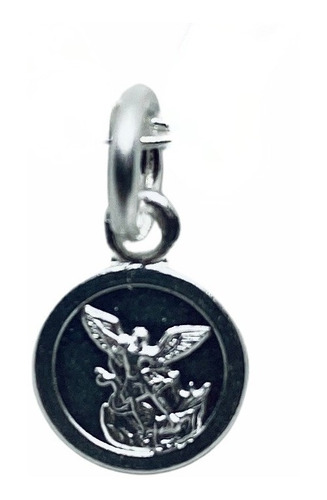 Medalla De San Miguel Arcángel Mini Pulsera (deperlá Plata)