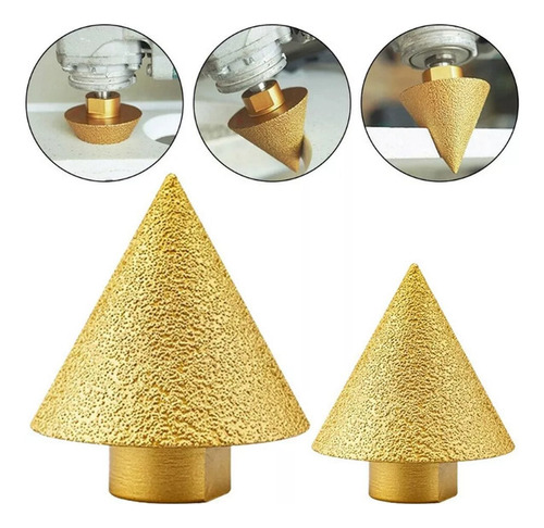 Molinillo De Porcelana De Diamante Con Taladro Cónico De 2
