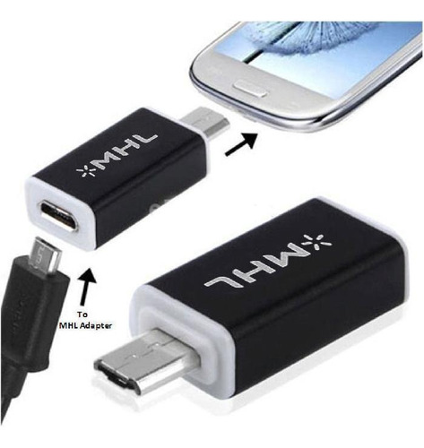 Lote 34x: Micro Usb Mhl Hdmi Adaptador Portatil 5 To11