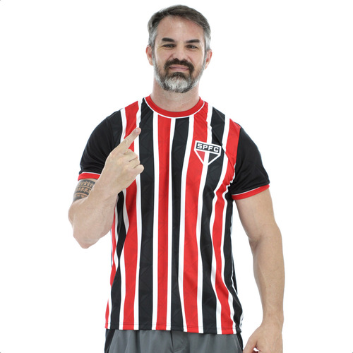 Camiseta São Paulo Listrada Classmate Masculina Oficial Spfc