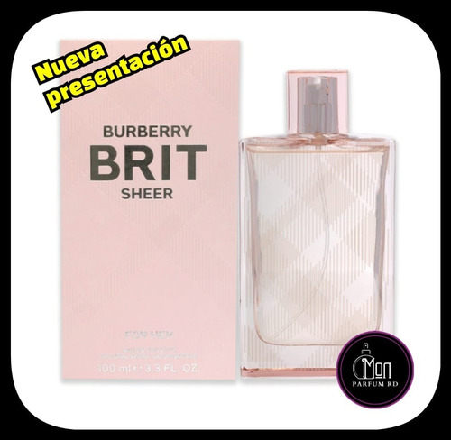 Perfume Burberry Brit Sheer. Entrega Inmediata