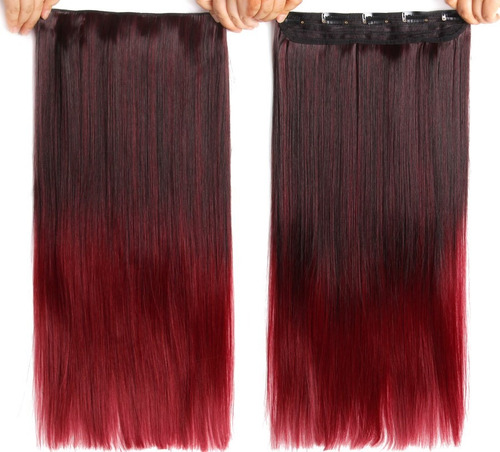 Extensiones, Cortinas De Cabello Bicolor 5 Clips