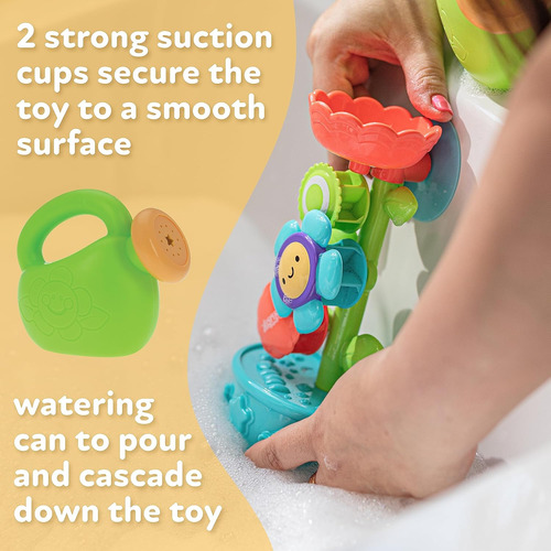 Nuby Flow N' Grow Juguete De Baño Para Jardín Con Flor Y Reg