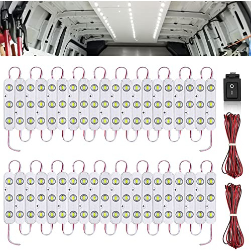 Kit De Luces Interiores De Van De 12v 120 Led, Luces De...