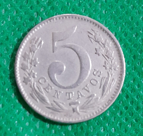 Monedas De 5 Centavos, Año 1886, 5 Pequeño.