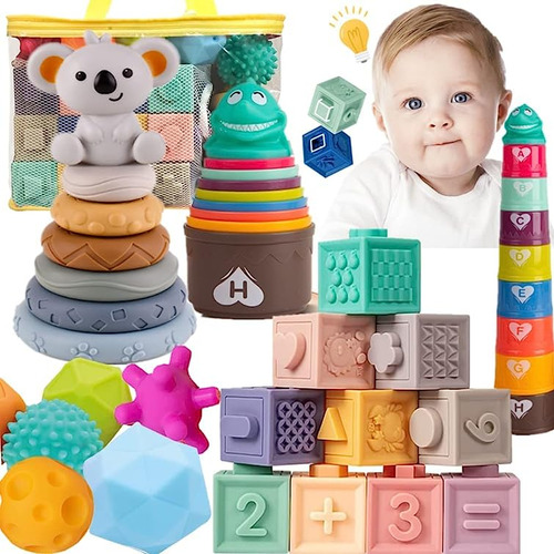 Montessori Juguetes Para Bebes Y Bebes 6 A 12 Meses 4 En 1 J