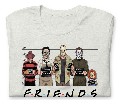 Playera Trend Horror Films - Horror Friends Es0734