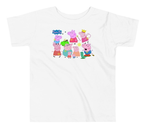 Playera Peppa Pig Personajes Niño/dama/caballero