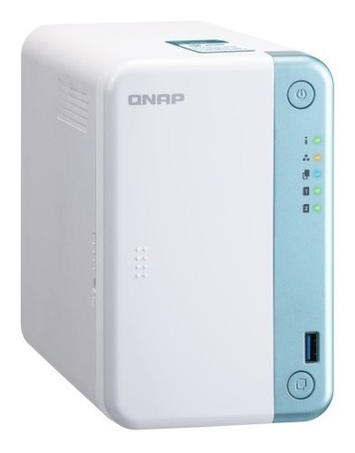Imagen 2 de 4 de Servidor Nas Qnap Ts-251d-2g De 2bahías Para Hogar/oficina
