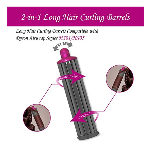 Barriles Rizadores 40mm/1.6puLG P/ Dyson Airwrap Styler