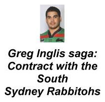 Libro Greg Inglis Saga : Contract With The South Sydney R...