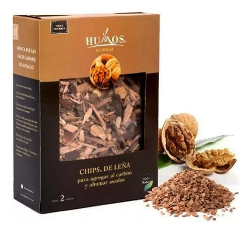 Imagen 1 de 1 de Chips Astillas Leña Ahumar Humos Parrilla 500g