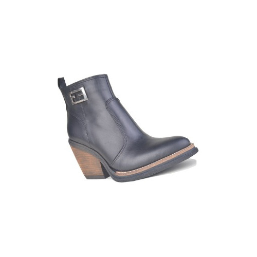 Imagen 4 de 7 de Botas Botinetas Texanas De Mujer De Cuero Georgi - Ferraro