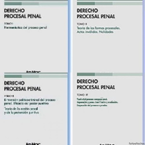 Derecho Procesal Penal. 6 Tomos. (rust.) - Binder, Alberto