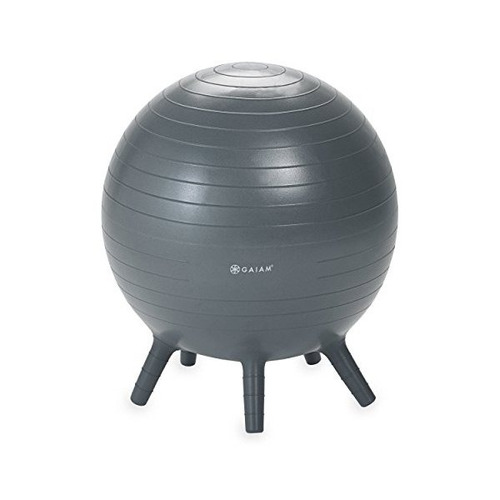 Gaiam Kids Stay-n-play Ball Equilibrio, Gris