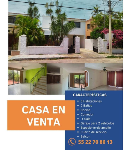 Casa En Venta Merida, Resi. Mexico Norte (gvc-2163)