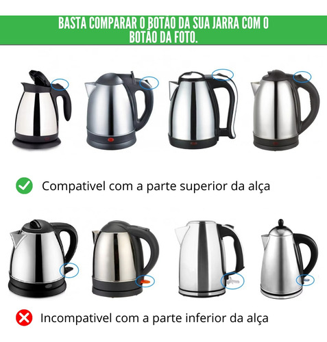 Interruptor Chave Para Chaleira Elétrica Bivolt 16a