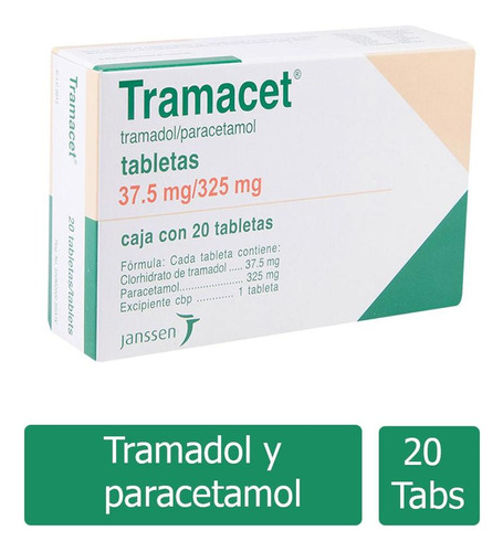 Tramacet 37.5mg/325mg Caja Con 20 Tabletas