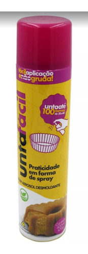 Desmoldante Unta Fácil Culinário Forma Bolo 600ml