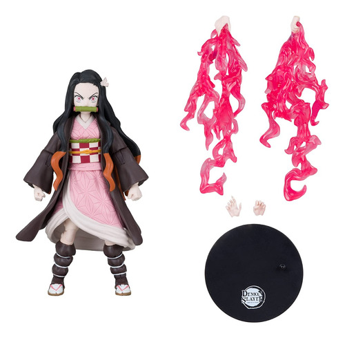 Muñeco Nezuko Kamado Demon Slayer Articulado Mcfarlane M4e 