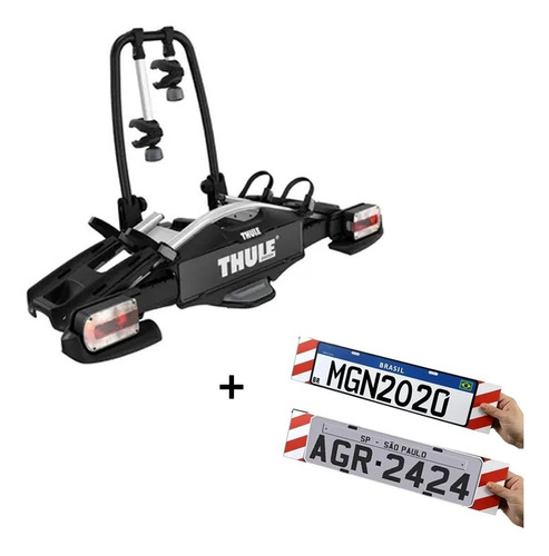 Suporte Thule Velocompact Inclinavel + Placa Auxiliar