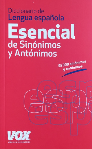 Diccionario Sinónimos Y Antónimos Larousse